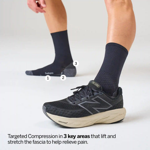 Plantar Fasciitis Relief Sock Light Cushion Mini Crew 6 Pack