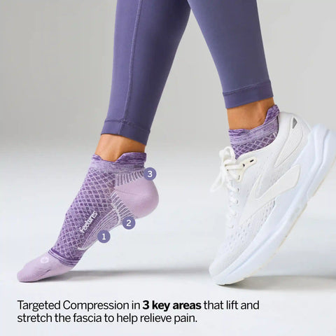 Plantar Fasciitis Relief Sock Light Cushion Tab 6 Pack
