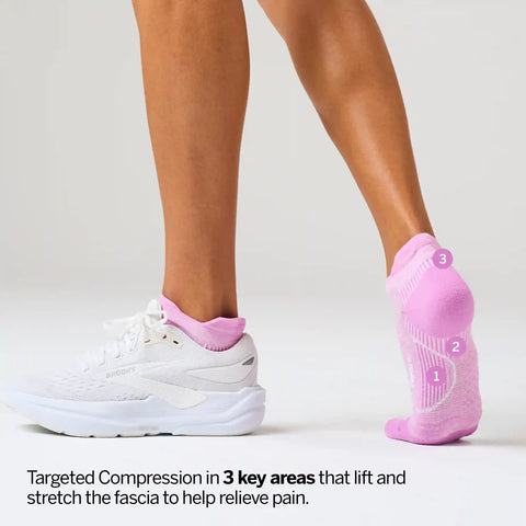 Plantar Fasciitis Relief Sock Light Cushion Tab 6 Pack