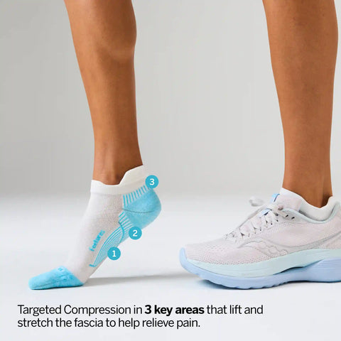 Plantar Fasciitis Relief Sock Light Cushion Tab 3 Pack